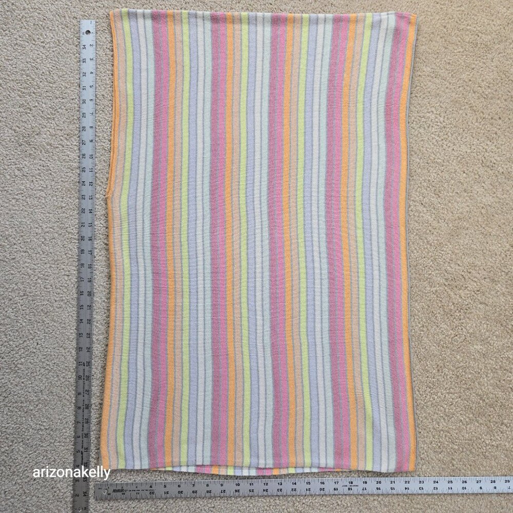 GAP Silk Knit Striped Balaclava Scarf Wrap - Picture 9 of 10